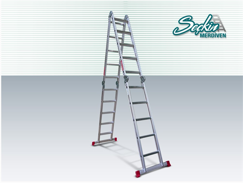 Akrobat Katlanır Merdiven 4x5 20 Basamaklı 5,70M
