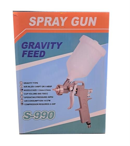 Sera Boya Tabancası Üstten Depolu S-990G