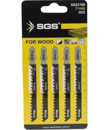 SGS Dekupaj Ağzı Ahşap T144D 5 Li Paket SGS2700
