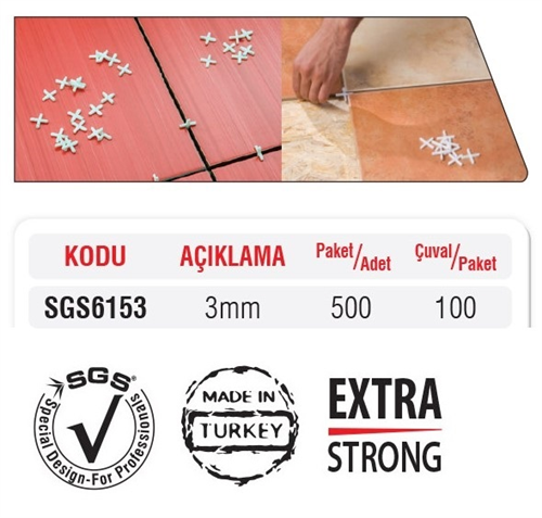 SGS Derz Artısı 3 Mm (500) SGS6156