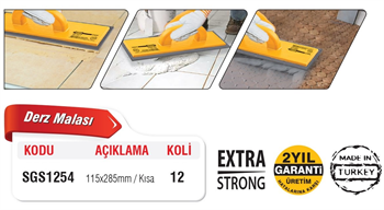 SGS Derz Malası Kısa 11.5 Cm X 28.5 Cm SGS1254