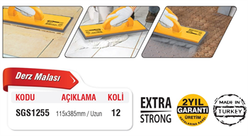 SGS Derz Malası Uzun 11.5 Cm X 38.5 Cm SGS1255