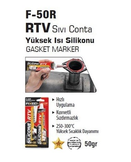 SGS Fıxed Rtv Yüksek Isı Silikonu F50R