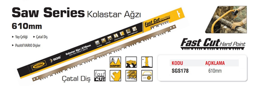 SGS Kolastar Ağzı Çatal Diş 61 Cm SGS178