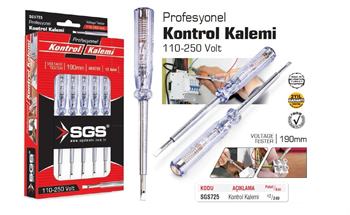 SGS Kontrol Kalemi 190 Mm SGS725