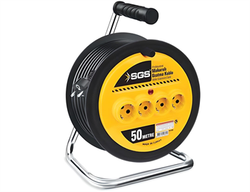 SGS Makaralı Uzatma Kablo 3x2.5mm 50 Mt SGS2136