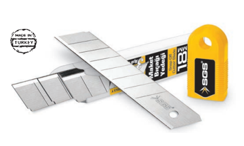 Sgs Maket Bıçağı Yedeği 18mm 1 Pk (10 Adet) SGS164