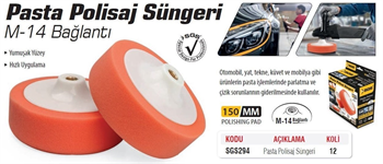 SGS Pasta Polisaj Süngeri 150 Mm SGS294