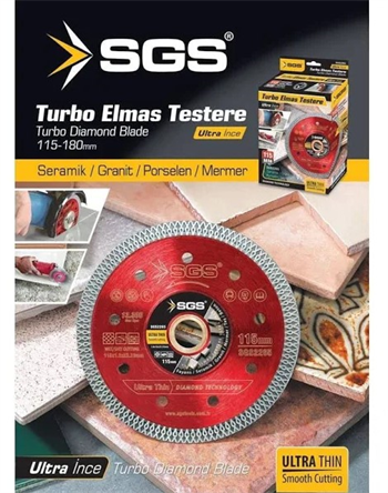 SGS Turbo Elmas Testere 115 Mm SGS2265