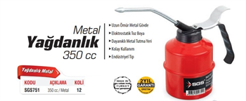 SGS Yağdanlık 350 Cc Metal Uç SGS751