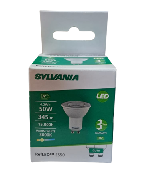 Sylvanıa Led Çanak Ampul GU10 Duy 4.2W Günışığı