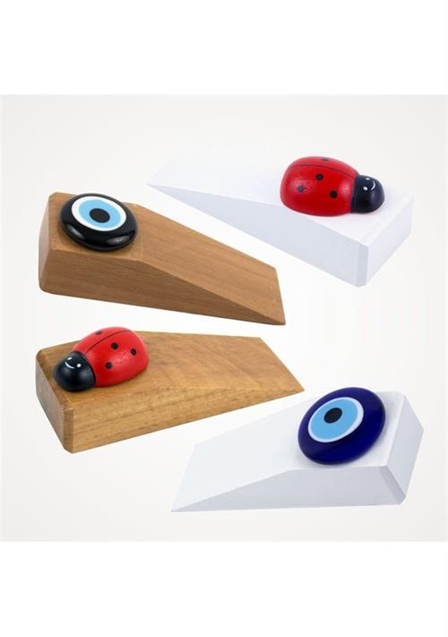 Tcr Doğal Ahşap Desenli Kapı Stoperi