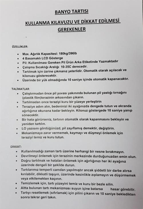 Techfit Baskül Desenli TF-1053