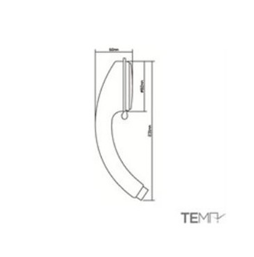 Tema Banyo Classic 3 Fonksiyonlu El Duş Başlığı 55060 (Blister)