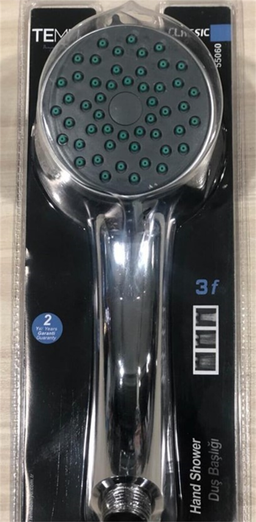 Tema Banyo Classic 3 Fonksiyonlu El Duş Başlığı 55060 (Blister)