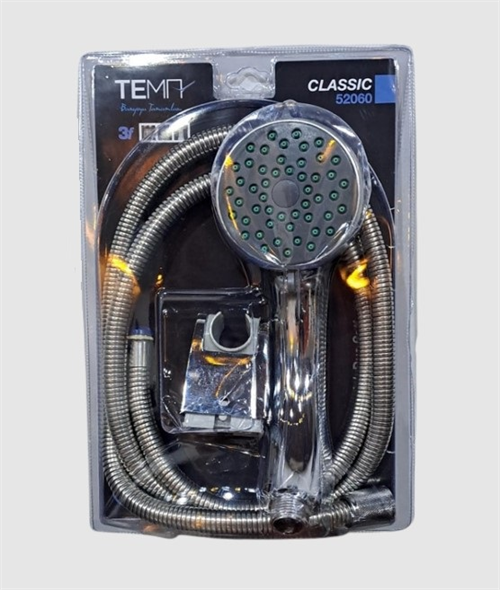 Tema Classic 3 Fonksiyonlu Askılı Duş Seti 52060