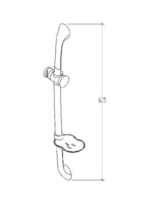 Tema Dinamik Bianco Sürgülü Duş Seti 51034