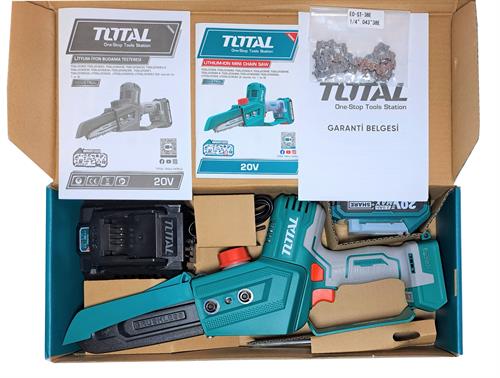 Total Akülü Ağaç Budama Yedek Zincirli 20V TGSLI20681