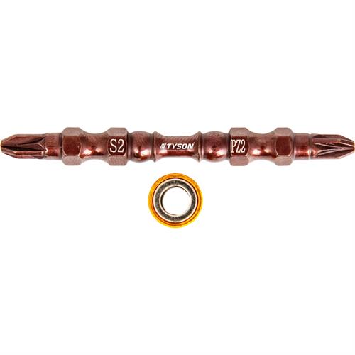 Tyson Mıknatıslı Bits Uç Pz2*65 Çift Yönlü 9682 1 Adet