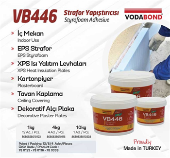 Vodabond VB 446 Strafor Yapıştırıcısı  - 1 KG