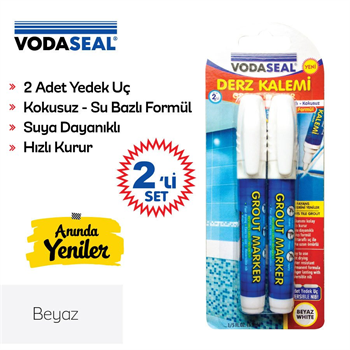 VODASEAL Derz Kalemi 2li Eko Series Beyaz