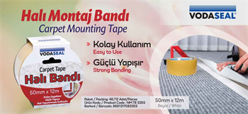 Vodaseal Halı Montaj Bandı 50Mmx12M Beyaz
