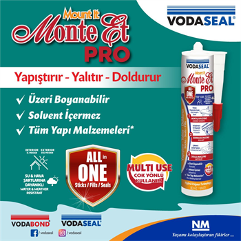 Vodaseal Monte Et Pro Kartuş Beyaz 290 ML