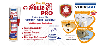 Vodaseal Monte Et Pro Kartuş Beyaz 290 ML