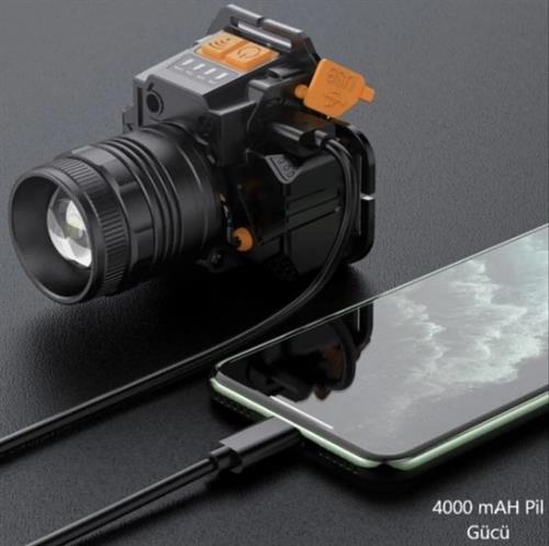 YCL 10 W 3 Modlu Şarjlı Powerbank Özellikli Kafa Lambası - YIS-205