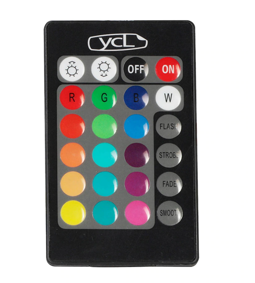 YCL 72 W 6 Amper 24 Tuşlu RGB Led Kumandası PLR-2