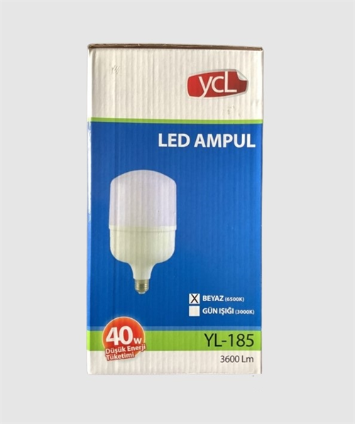 Ycl  Led Torch Ampul 40w Beyaz  YL-185