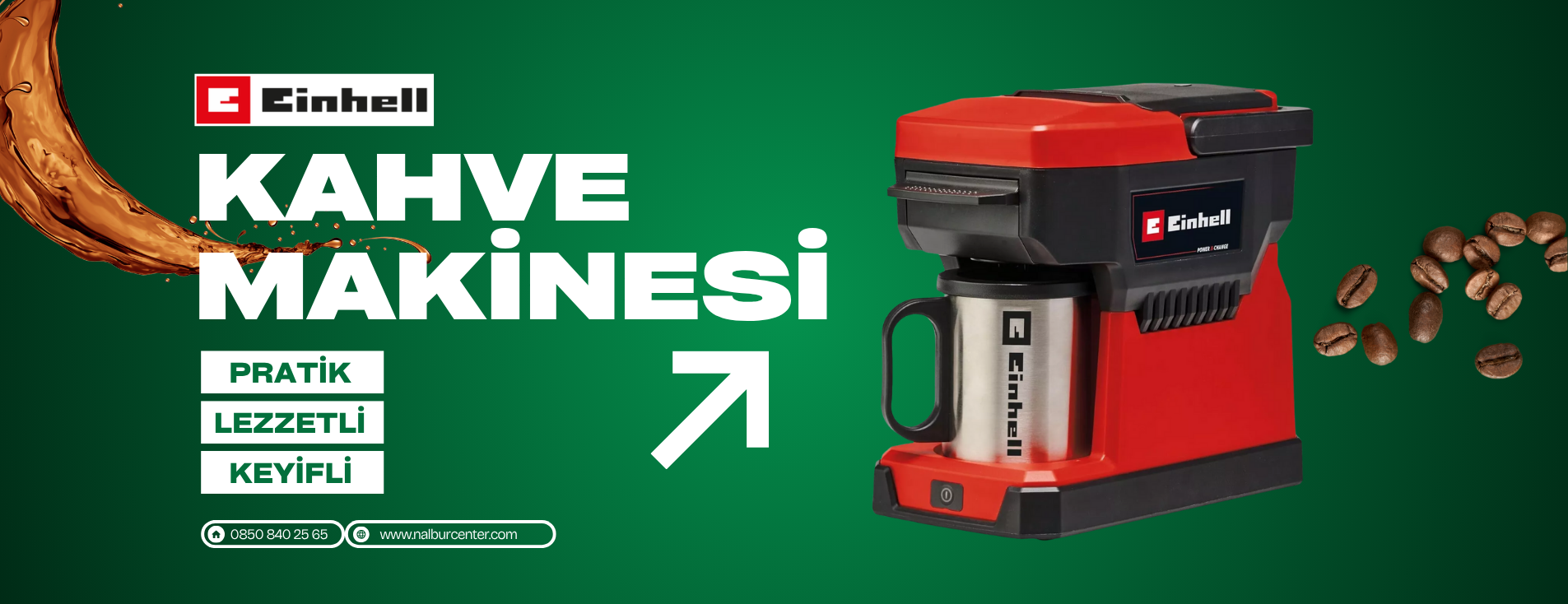 Einhell TE-CF 18-Lİ Solo Kahve Makinası 4609990