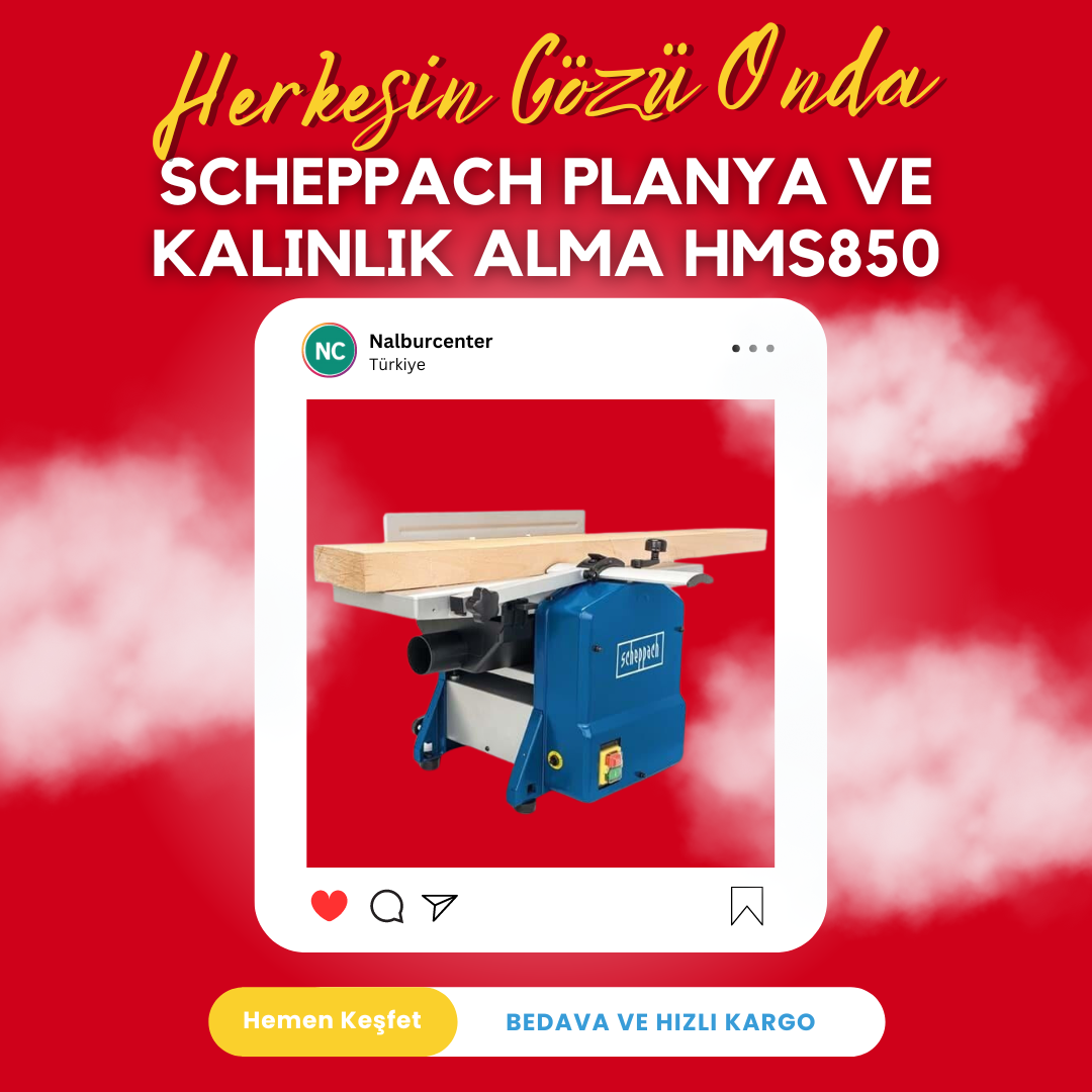 Scheppach Planya Ve Kalınlık Alma Hms850