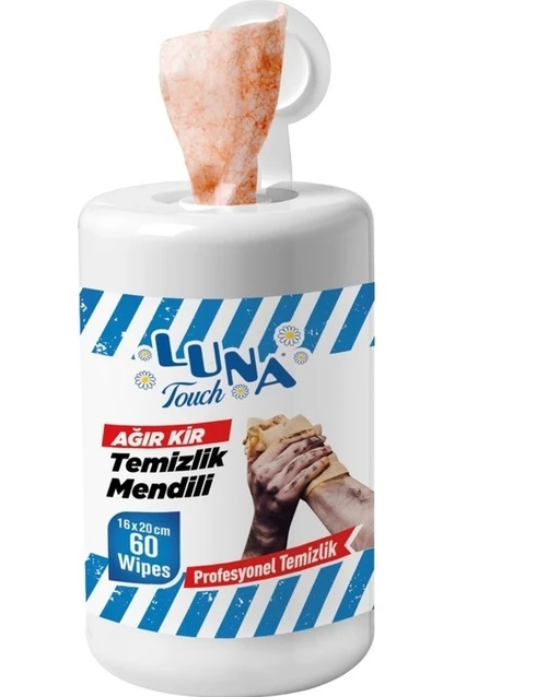 Luna Ağır Kir Temizlik Mendili 16*20 CM PK(60)Temizlik Ürünleri