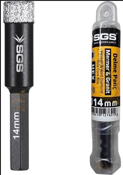 Sgs Mermer ve Granit Delme Panç Hex 14 mm SGS2760Pançlar