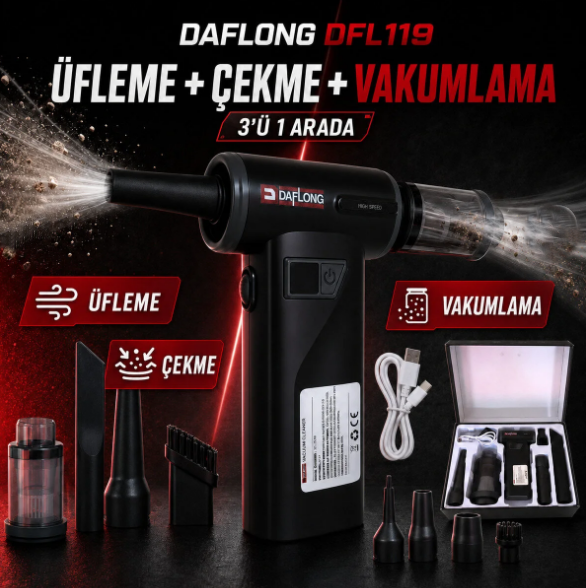 Daflong Akülü Süpürge Makinası Dfl119Süpürgeler