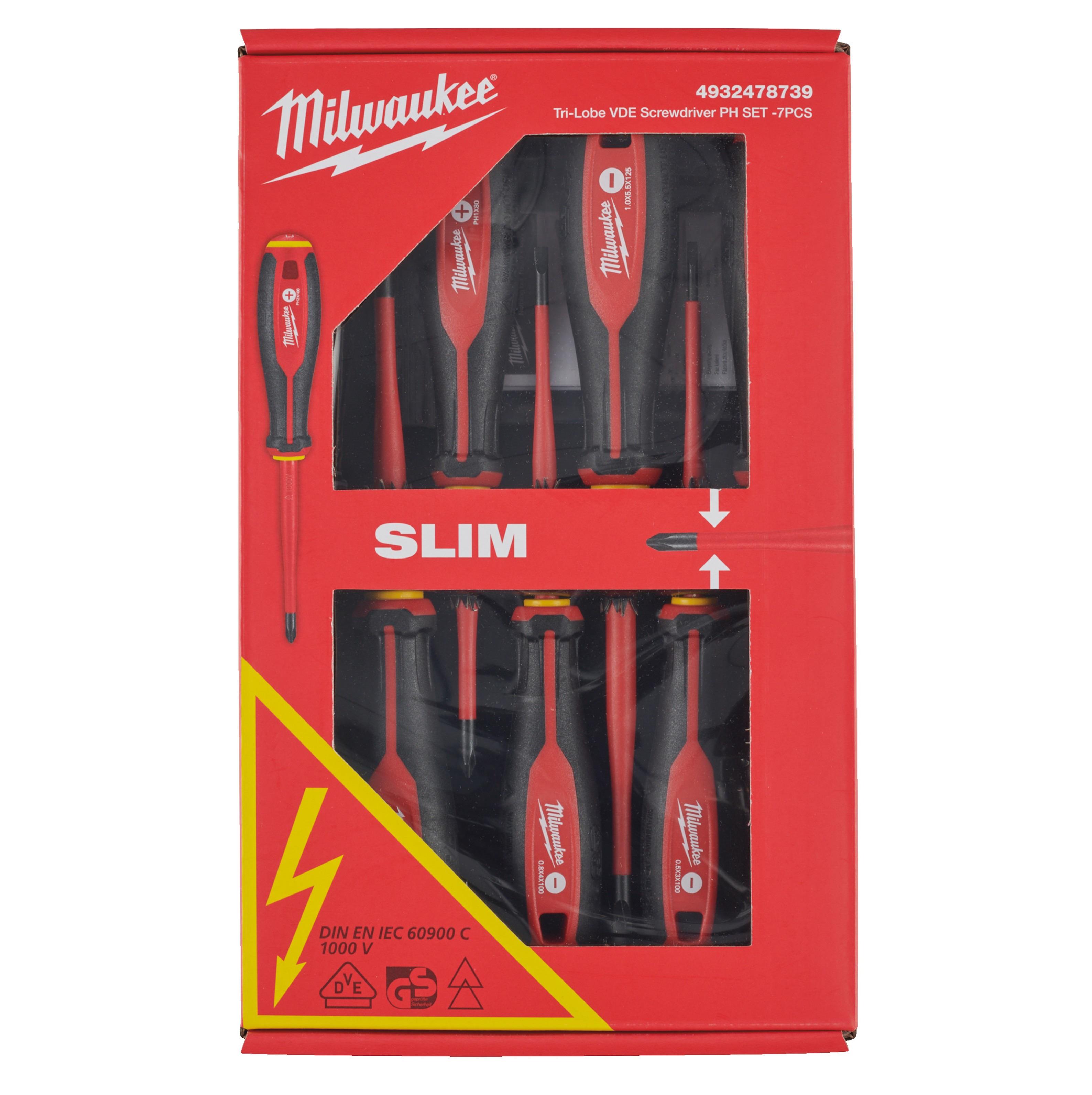 Milwaukee Tri-Lobe Tornavida Set 7 Parça 4932478739Tornavidalar