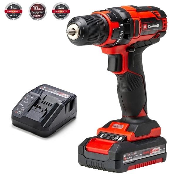 Einhell TC-CD 18/35-2 Lİ 1 Adet 1.5AH Akülü Vidalama 4514255Akülü Matkaplar