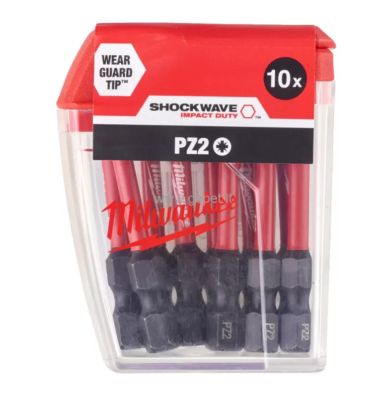 MİLWAUKEE YILDIZ UÇ PZ2 50 MM (10 ADET)Delme Uçları