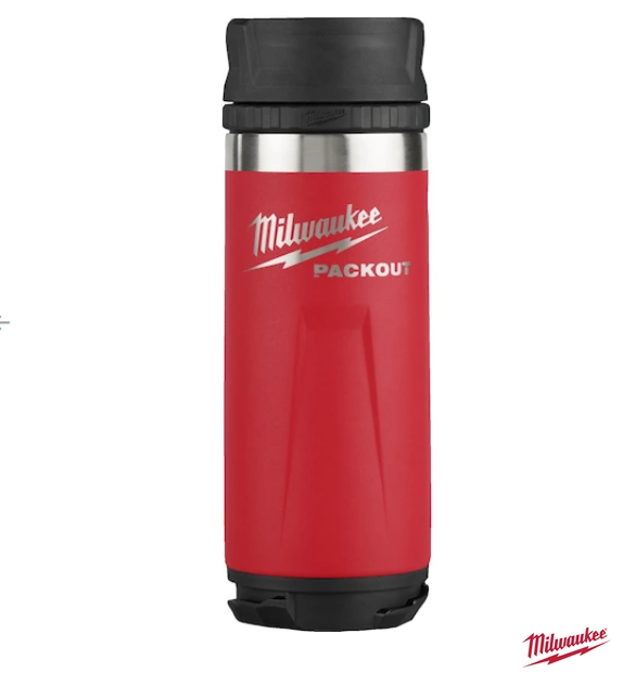 Milwaukee Packout Termos Bardak 532 ML Kırmızı 4932493473Termoslar