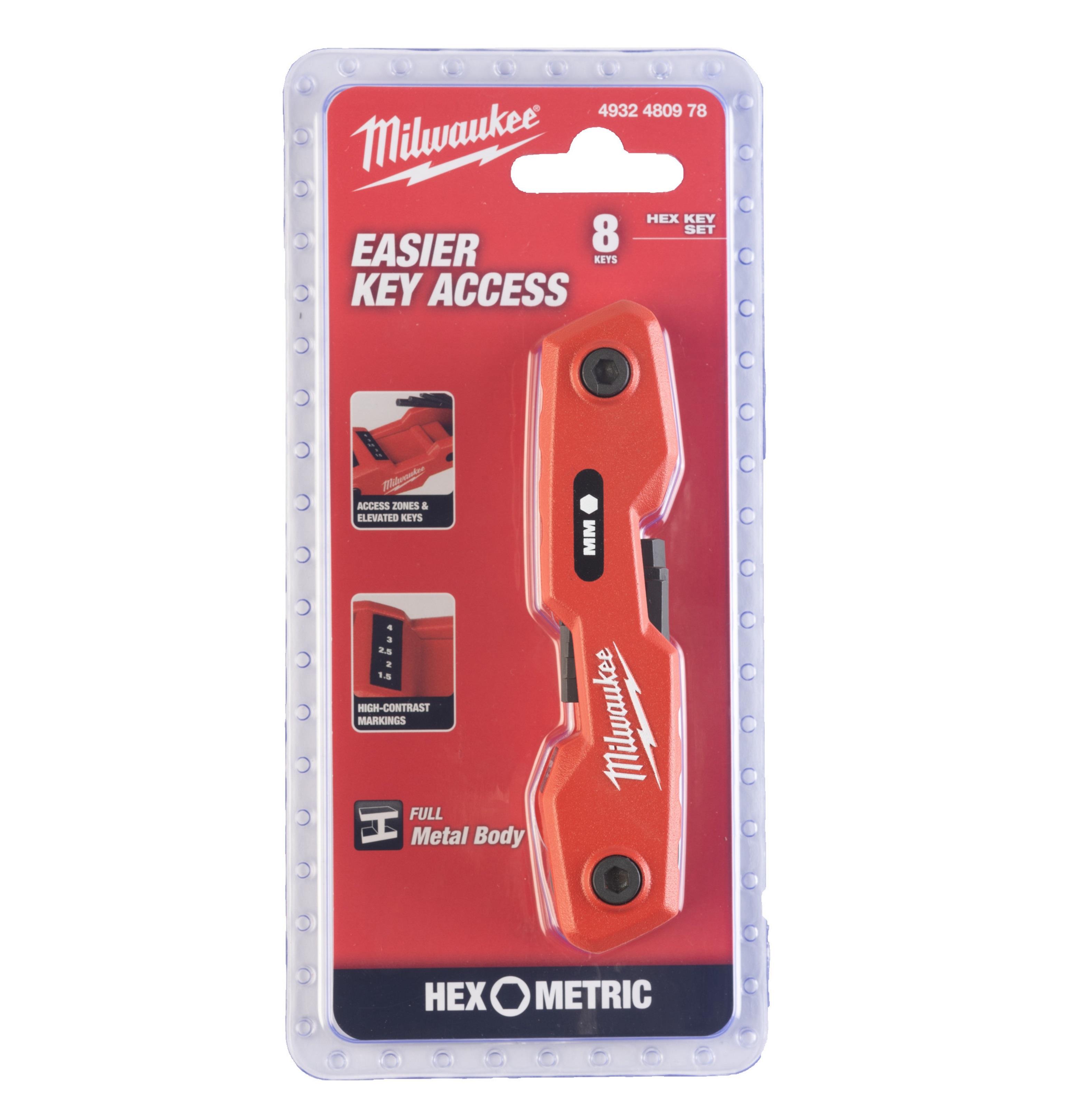 Milwaukee 8 Parça Allen Çakı Seti 4932480978Allen Grubu