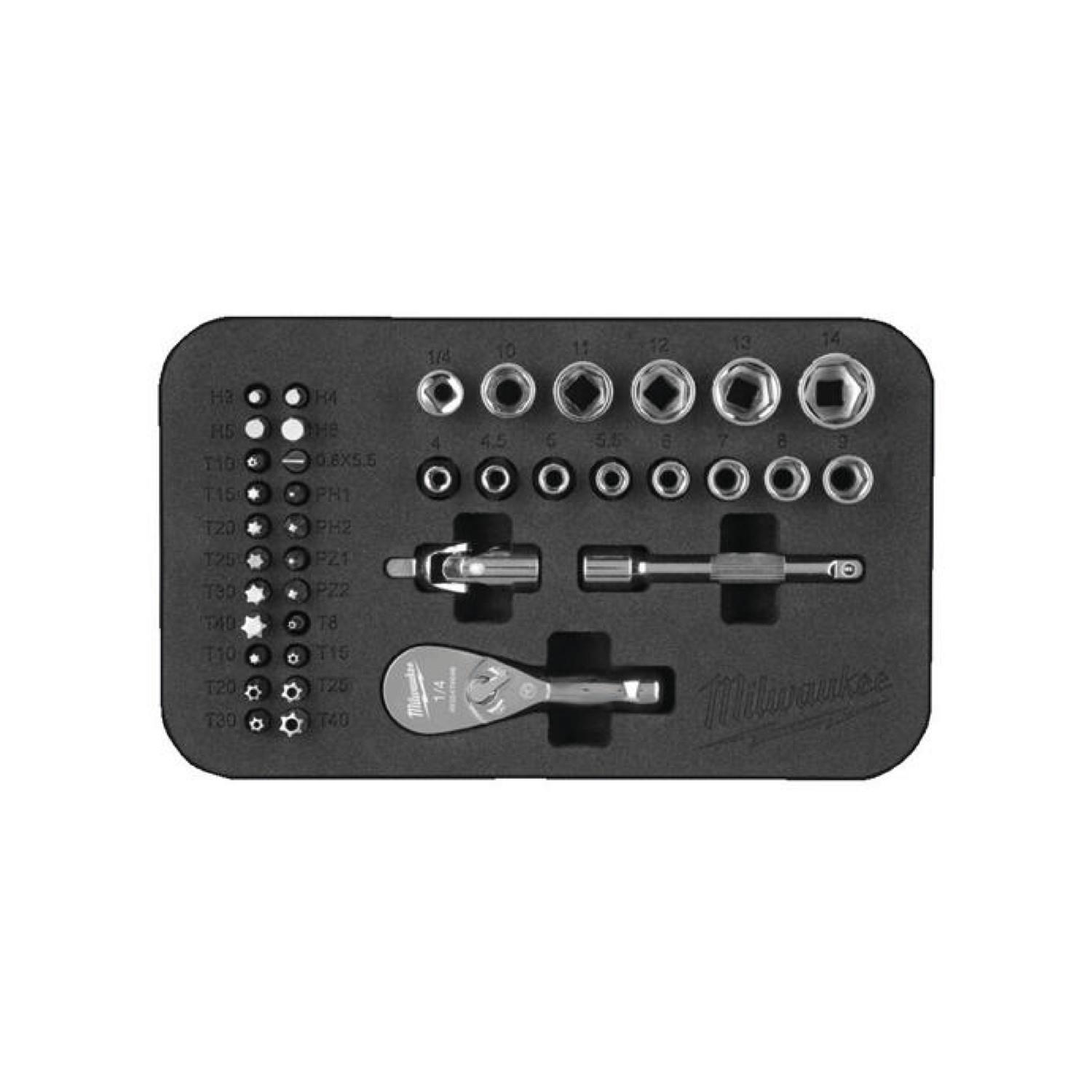 Milwaukee 1/4 Lokma Seti 39 Parça 4932492672Lokma Setleri