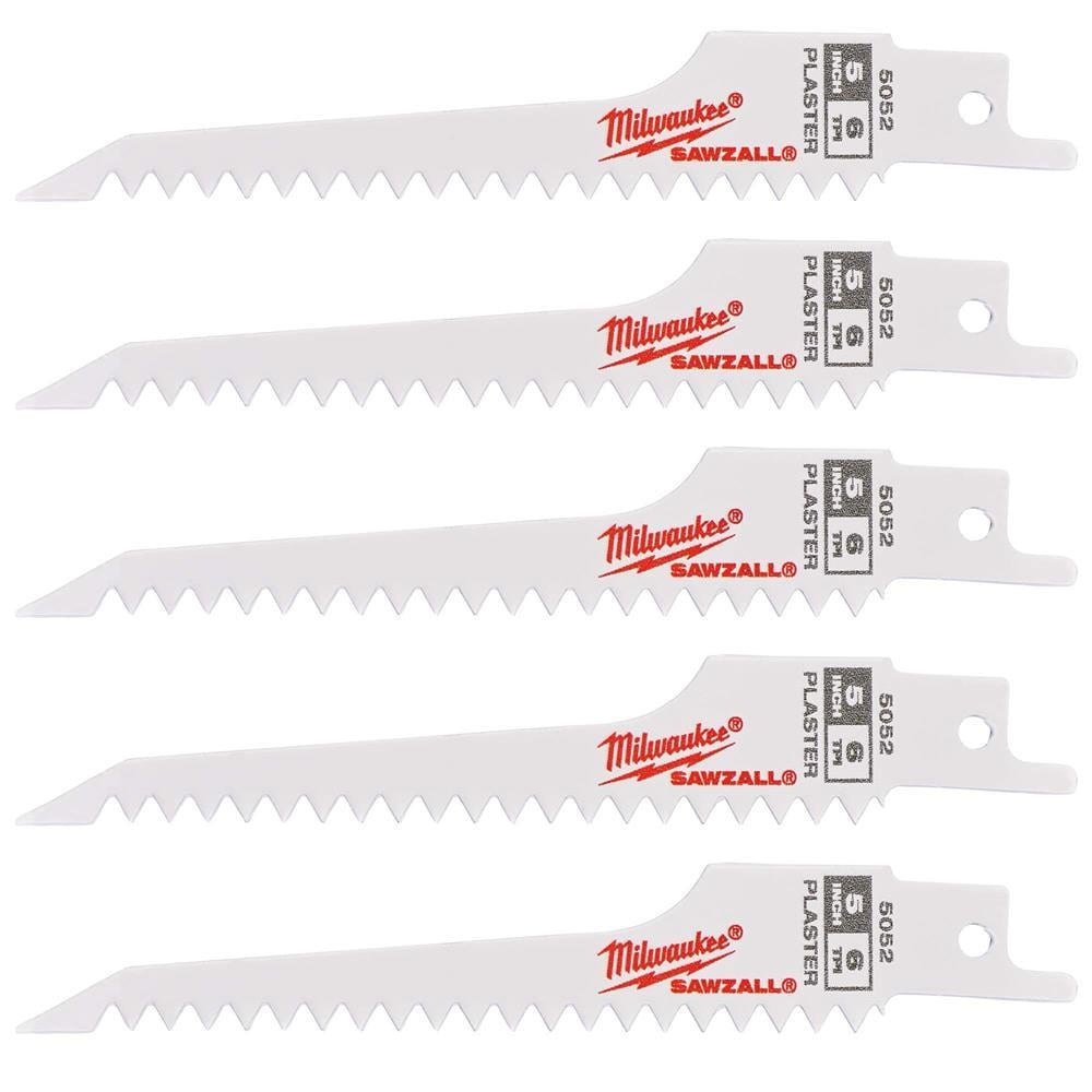Milwaukee Kılıç Testere 125 Mm 5'li PK 48005052Kılıç Testere Bıçakları