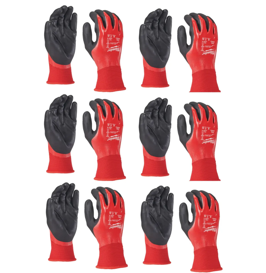 Milwaukee Sıvı ve Yağ 1.Derece Kesik Korumalı Eldiven 9/L PK(12) 4932493225Eldivenler