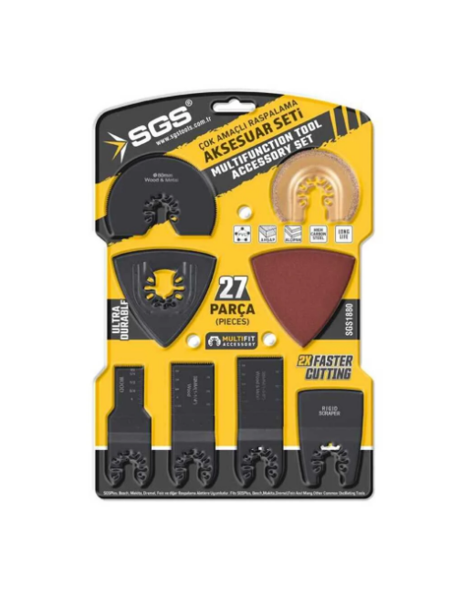 Sgs 27 Parça Çok Amaçlı Raspalama Aksesuar Seti Sgs1880Raspalar