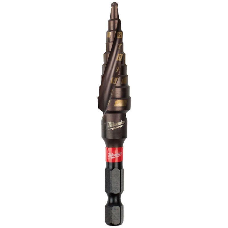 Milwaukee Shockwave Darbeli Kademeli Matkap Ucu 4-12MM 48899261Delme Uçları