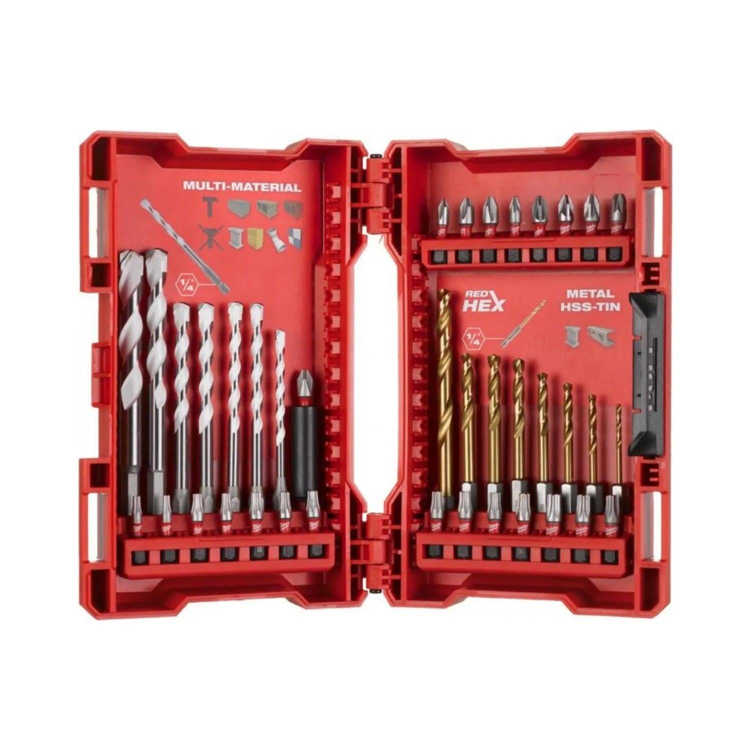 Milwaukee Shockwave Delme Vidalama Seti 39 Parça 4932479854Delme Uçları
