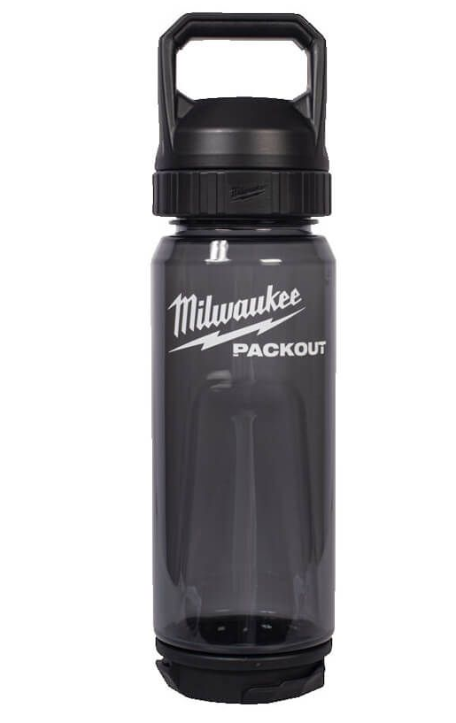 Milwaukee Packout Termos Şişe 740 ML Siyah Kapaklı 4932498639Termoslar