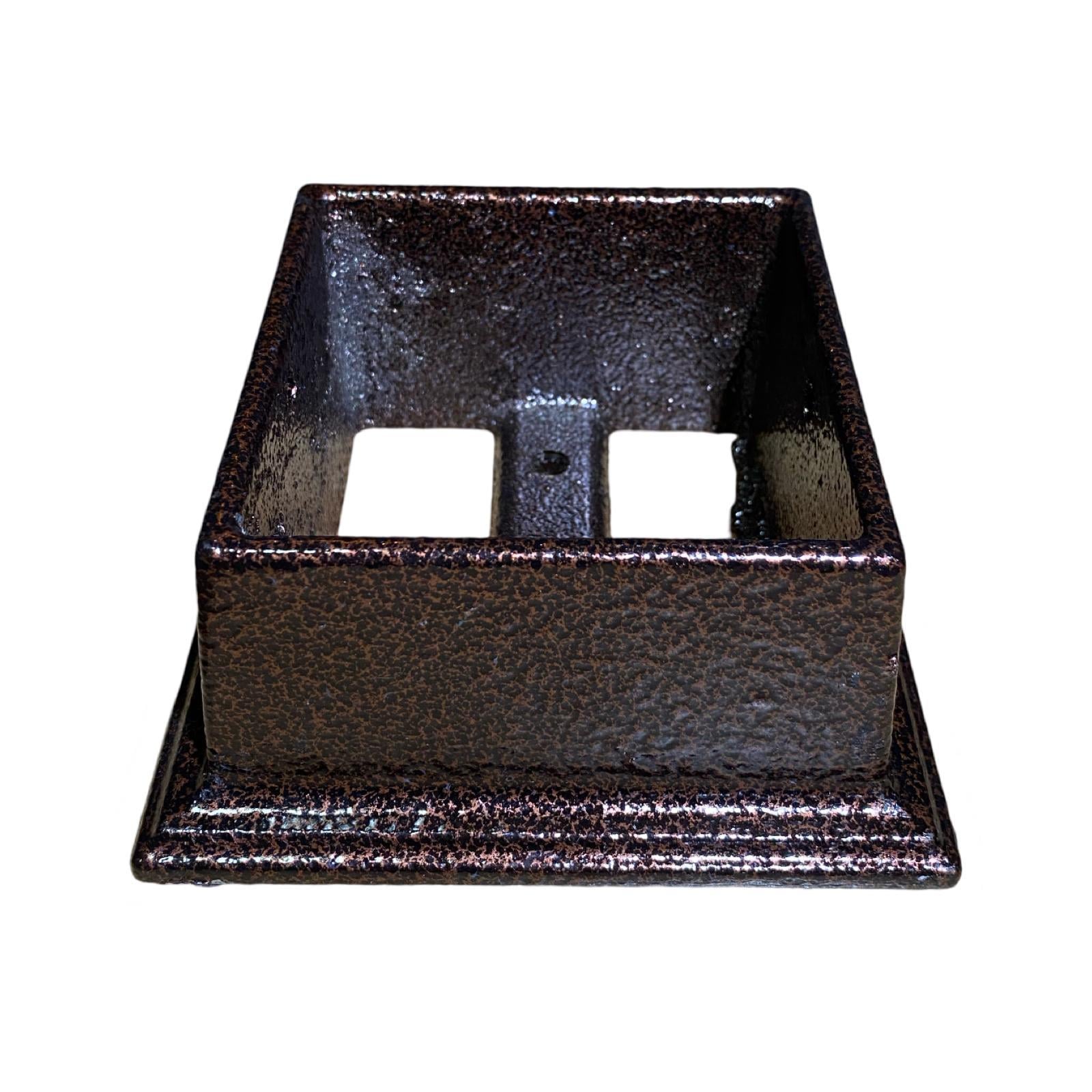 Pergüle Ayağı Japon Döküm Bakır Renk 9cm X 9cmMobilya Hırdavatları