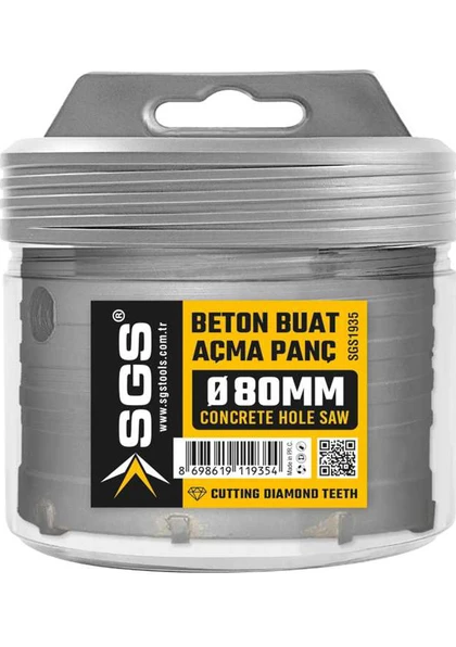 Sgs Beton Buat Açma Panç 80 mm SGS1935Pançlar